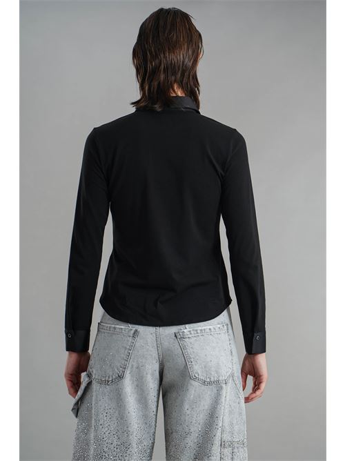 Camicia elastica Zanetti | ZA7997NERO