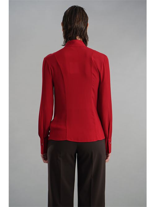 Camicia in viscosa Zanetti | ZA8038ROSSO