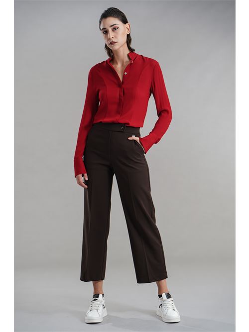 Camicia in viscosa Zanetti | ZA8038ROSSO