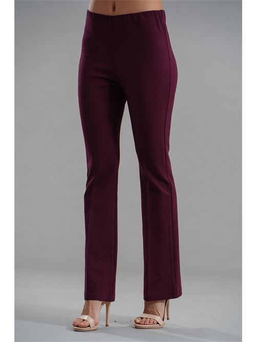 Pantalone in viscosa Z.O.E. | 13G313BORDEAUX
