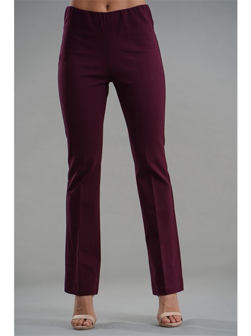 Pantalone in viscosa Z.O.E. | 13G313BORDEAUX