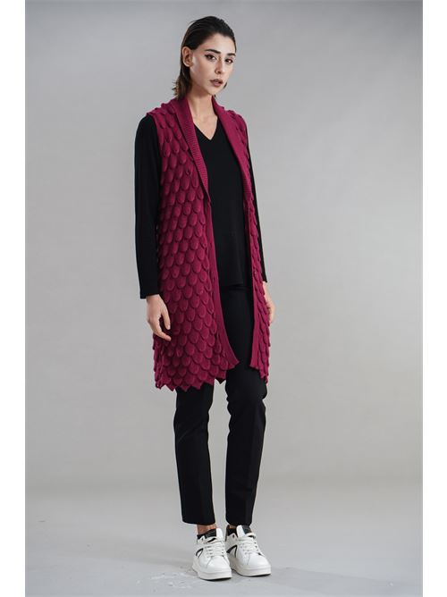 Gilet in viscosa Z.O.E. | 30B821BORDEAUX