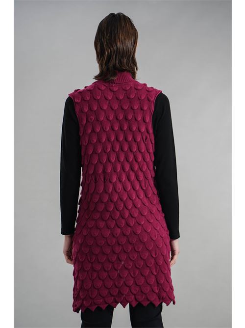 Gilet in viscosa Z.O.E. | 30B821BORDEAUX