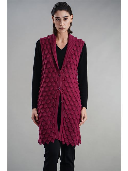 Gilet in viscosa Z.O.E. | 30B821BORDEAUX