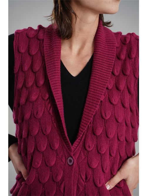 Gilet in viscosa Z.O.E. | 30B821BORDEAUX