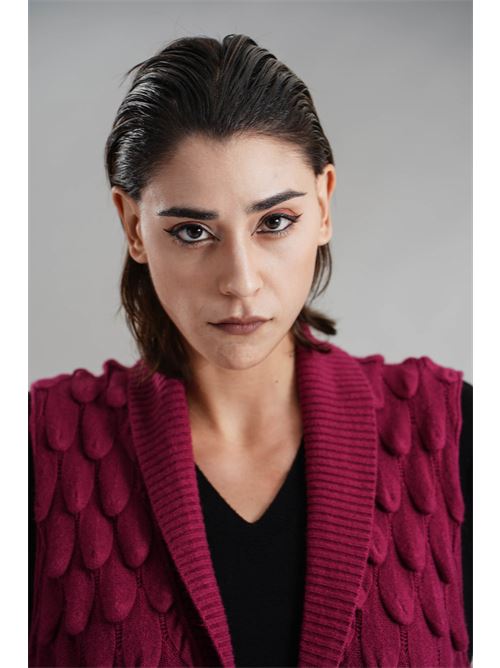 Gilet in viscosa Z.O.E. | 30B821BORDEAUX