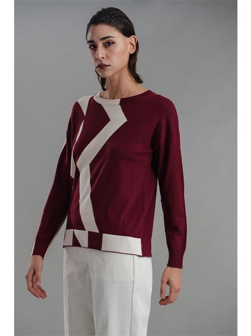 Maglia in viscosa Z.O.E. | 31B135BORDEAUX