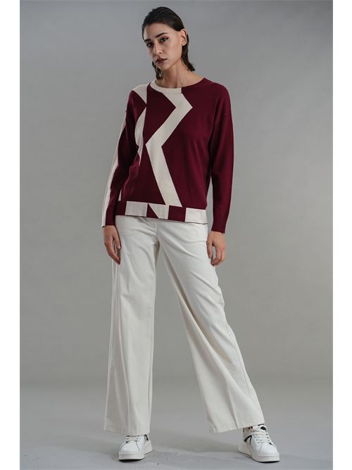 Maglia in viscosa Z.O.E. | 31B135BORDEAUX