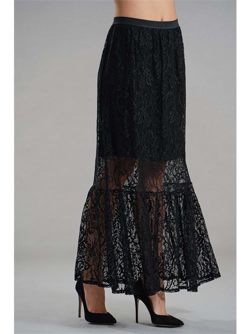 Gonna in pizzo Z.O.E. | 34R400NERO