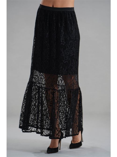 Gonna in pizzo Z.O.E. | 34R400NERO