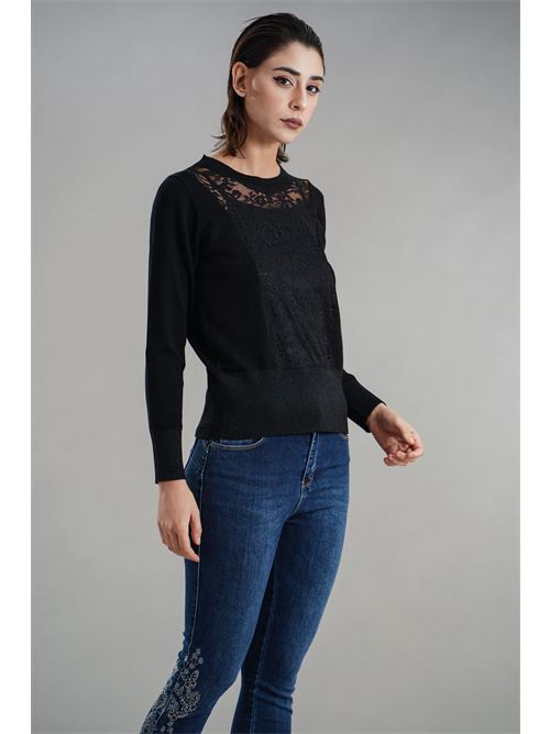 Maglia in viscosa Z.O.E. | 36V162NERO