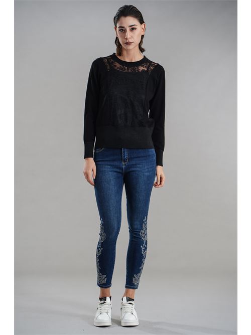 Maglia in viscosa Z.O.E. | 36V162NERO