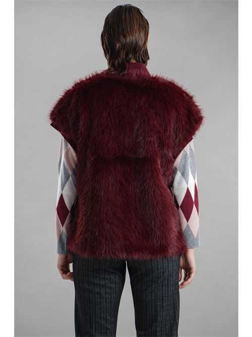 Gilet in ecopelliccia Z.O.E. | 37Q504BORDEAUX