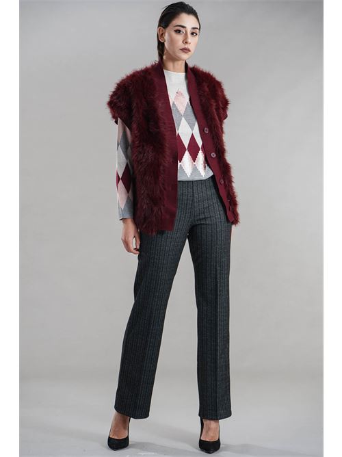 Gilet in ecopelliccia Z.O.E. | 37Q504BORDEAUX
