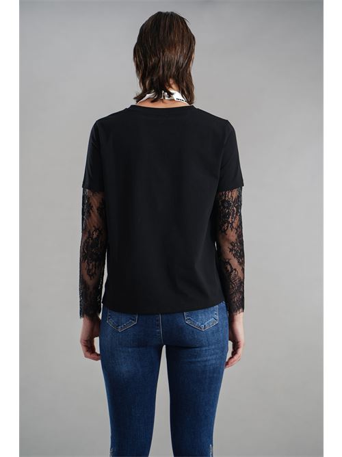 Maglia con colletto Z.O.E. | 52Q721NERO