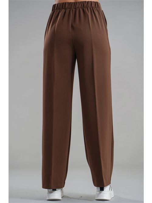 Pantalone palazzo Z.O.E. | 70G319CIOCCOLATO