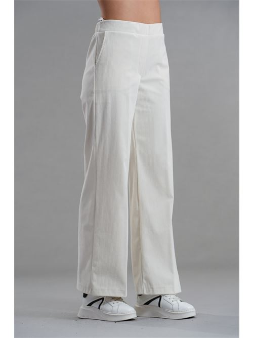 Pantalone palazzo Z.O.E. | 85G322PANNA