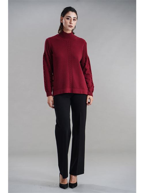 Maglia in viscosa Z.O.E. | 89W202BORDEAUX