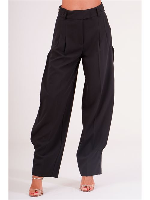 Pantalone con pinces Babylon | E00082NERO