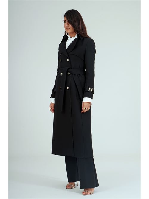 Cappotto doppiopetto Babylon | E00244NERO