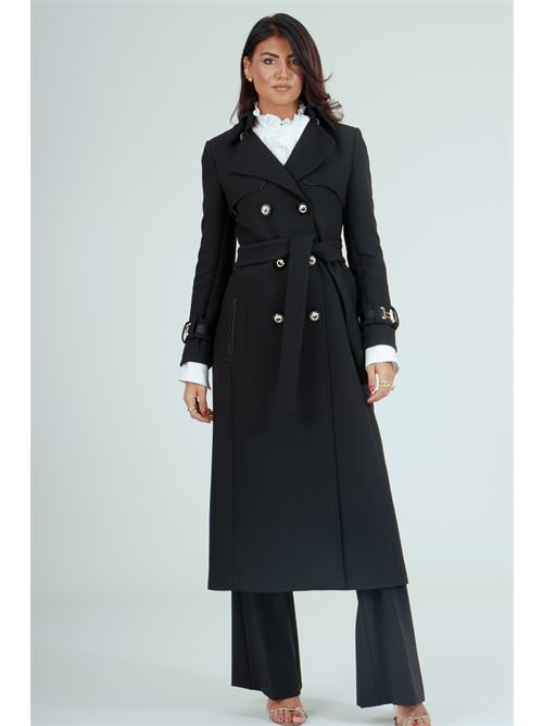 Cappotto doppiopetto Babylon | E00244NERO
