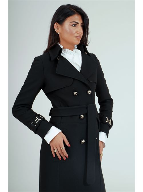 Cappotto doppiopetto Babylon | E00244NERO