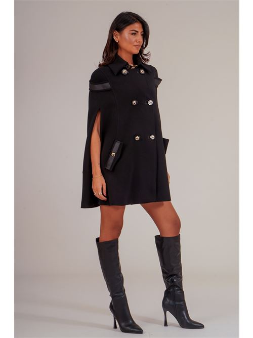 Cappotto mantella Babylon | E00245NERO