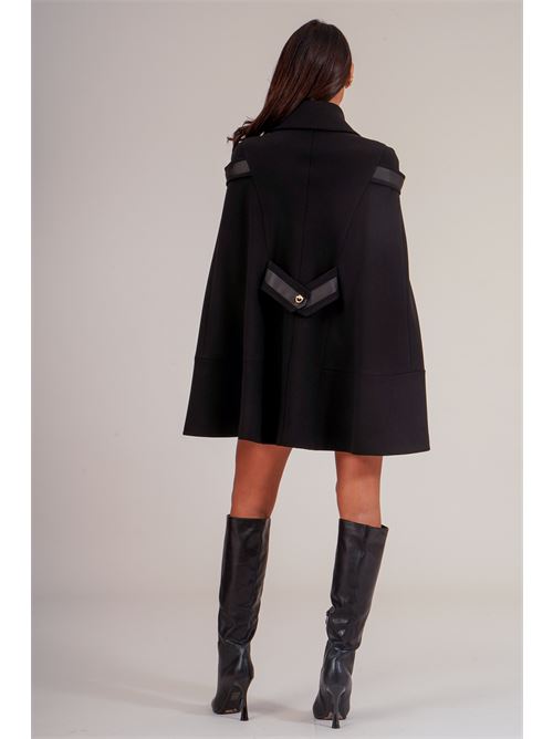 Cappotto mantella Babylon | E00245NERO