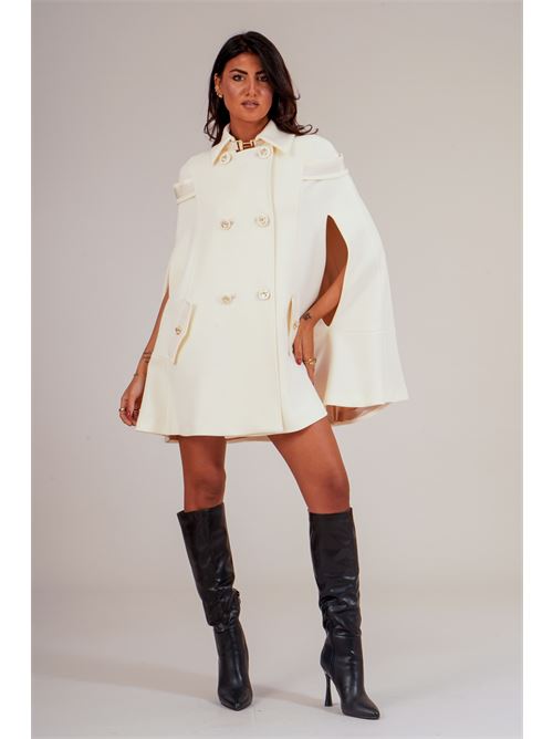 Cappotto mantella Babylon | E00245PANNA