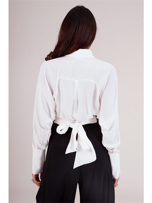 Camicia in crepe Babylon | E00448BIANCO