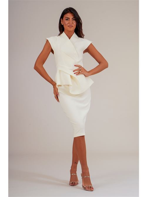 Abito tubino couture Babylon | MF0202PANNA