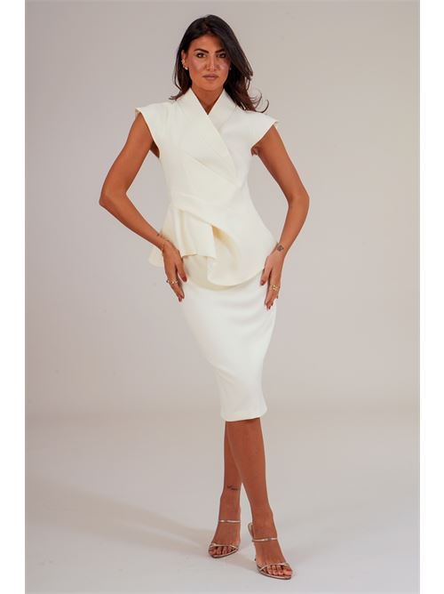 Abito tubino couture Babylon | MF0202PANNA