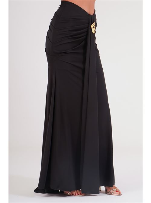 Gonna lunga elastica Babylon | S00602NERO
