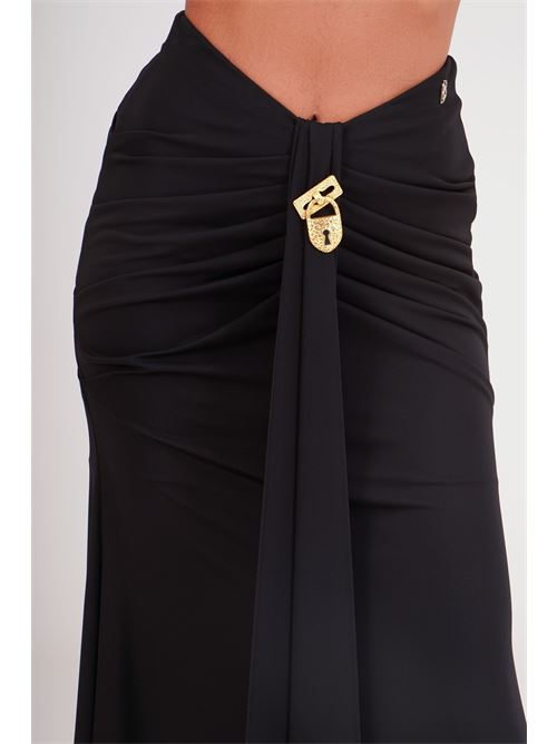 Gonna lunga elastica Babylon | S00602NERO
