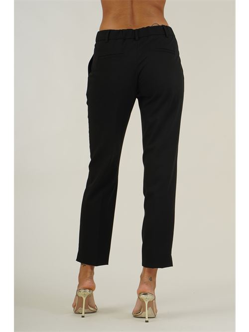 Pantalone in viscosa elastica Clips | N2309719NERO