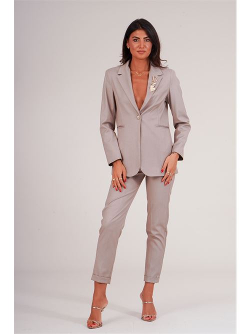 Pantalone con risvolto dairesy | D0928CASHA