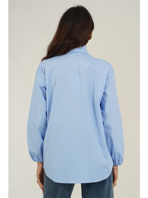 Camicia con fiocco Dairesy | D0956CIELO