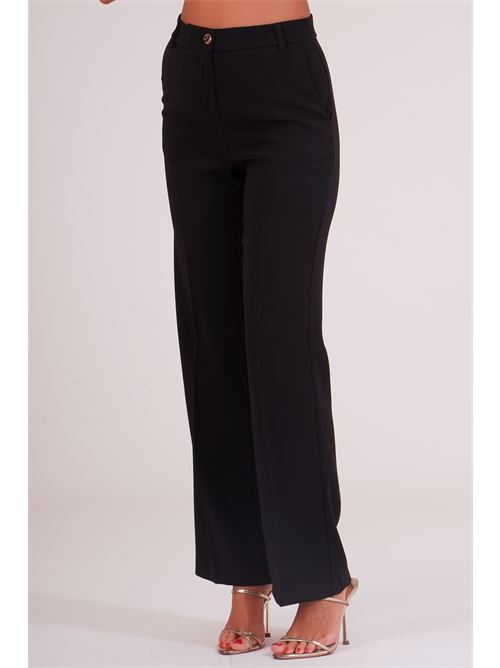 Pantalone Kuk in crepe Divedivine | KUKNERO