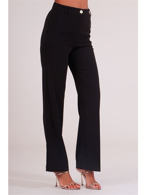 Pantalone Kuk in crepe Divedivine | KUKNERO
