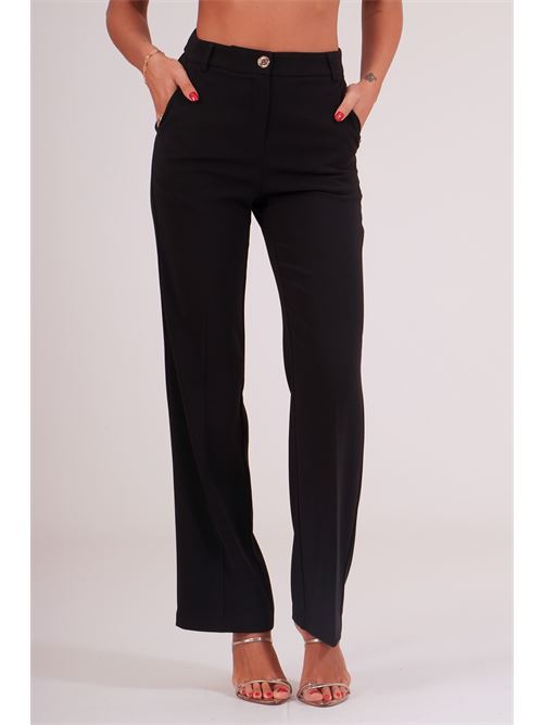 Pantalone Kuk in crepe Divedivine | KUKNERO