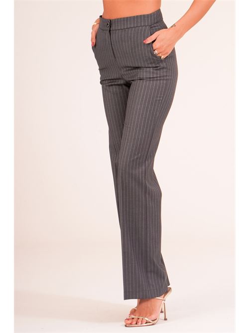 Pantalone gessato Nadir Divedivine | NADIRGRIGIO