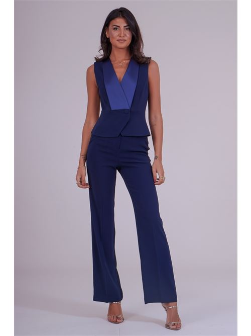 Gilet Rodrigo in crepe Divedivine | ROGRIGOBLU