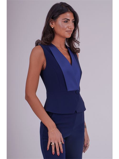 Gilet Rodrigo in crepe Divedivine | ROGRIGOBLU