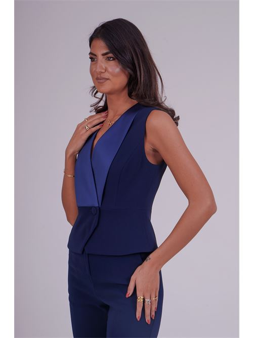 Gilet Rodrigo in crepe Divedivine | ROGRIGOBLU