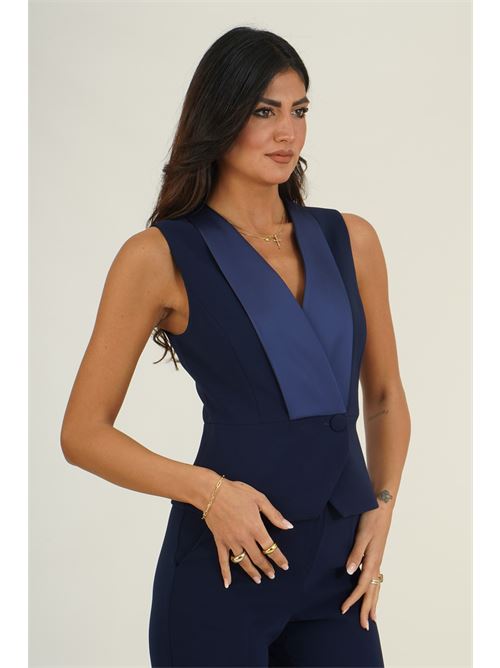 Gilet Rodrigo in crepe Divedivine | ROGRIGOBLU