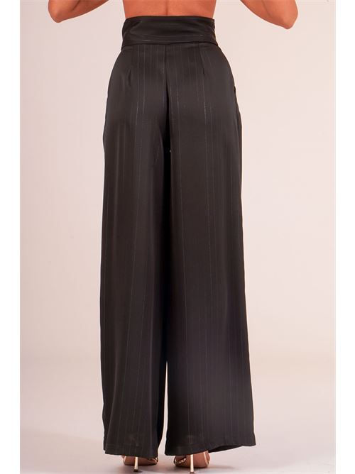 Pantalone palazzo con pinces Dramee | 26203NERO