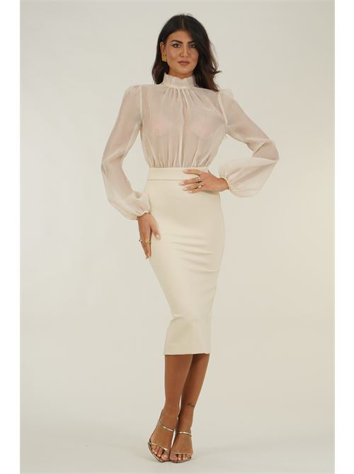 Abito con strass Dramee | 26703PANNA