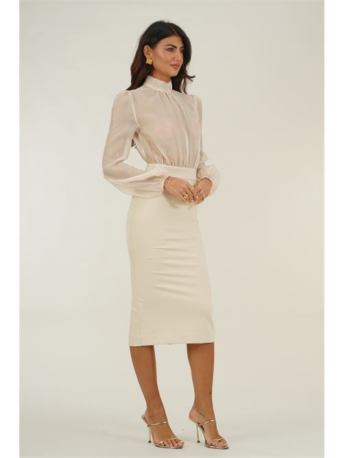 Abito con strass Dramee | 26703PANNA