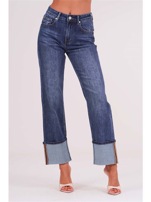 Jeans elastico con risvolto Griffai | 7323DENIM