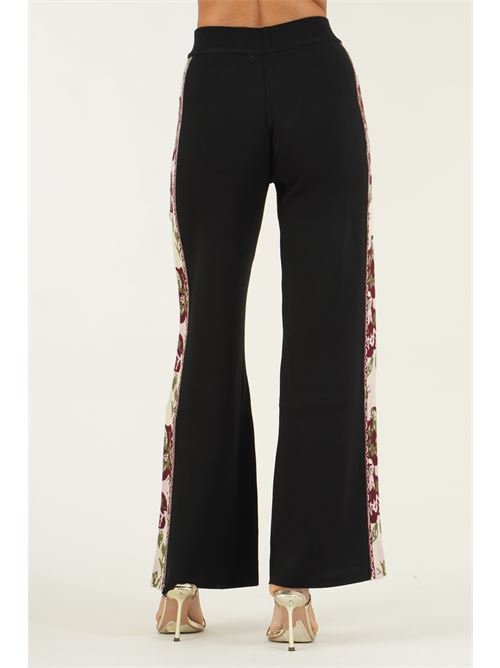 Pantalone palazzo in viscosa LAFTY.LIE | 23V306NERO